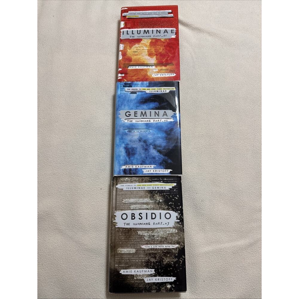 The Illuminae Files Series All 3 Books in Hardcover Illuminae,Gemina,Obsidio
